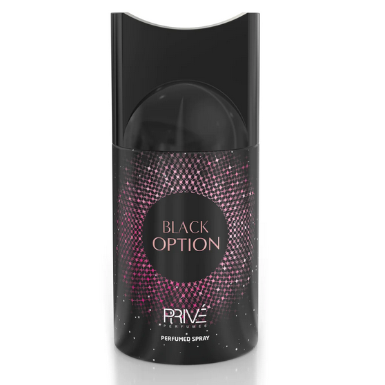 Black Option Perfume Deodorant 250ml