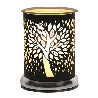 Electric Wax Melter Touch - Black Silhouette Tree Of Life 17cm