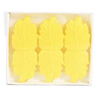 Lemon Sorbet Box of 6 Leaf Shaped Wax Melts