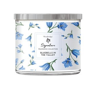 Bluebells in the Valley Wax Tumbler Candle Jar 410g